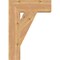 Ekena Millwork Traditional Block Smooth Bracket, Western Red Cedar, 5 1/2"W x 20"D x 28"H BKT06X20X28TRA05SWR - alternate 2
